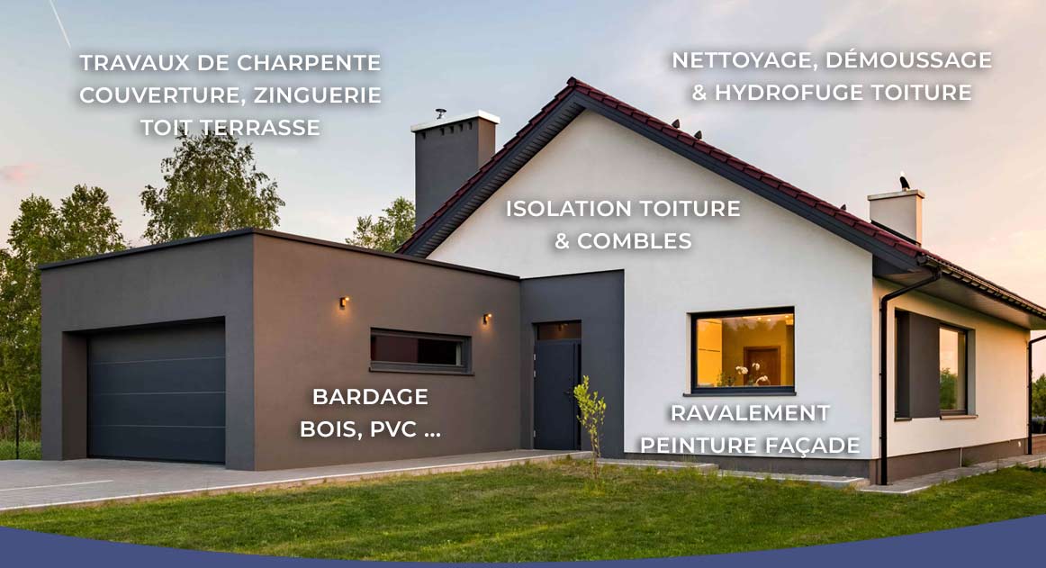 LEFT COUVERTURE : artisan couvreur dans l’Essonne (91) : Travaux de charpente, couverture, zinguerie, nettoyage démoussage peinture hydrofuge toiture, étanchéité toit terrasse, isolation toit / comble, ravalement peinture façade et pose de bardage bois, pvc… ... à ÉTIOLLES